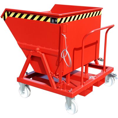 Bauer SKS 550 Stahlspäne-Kippmulde - Feuerrot Bauer SKS 550 Stahlspäne-Kippmulde - Feuerrot