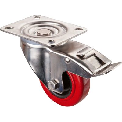 BS Rollen Edelstahl Transportrolle (H120.B21.080)) BS Rollen Edelstahl Transportrolle (H120.B21.080))