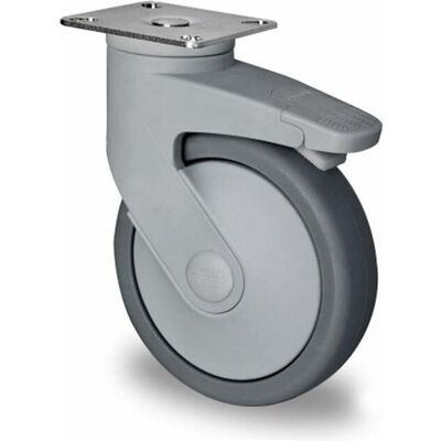 CASCOO Lenkrolle mit Totalfeststeller ø 100 mm Serie CARA P2A2 Kugellager (TCPESP0100P2A2B42) CASCOO Lenkrolle mit Totalfeststeller ø 100 mm Serie CARA P2A2 Kugellager (TCPESP0100P2A2B42)