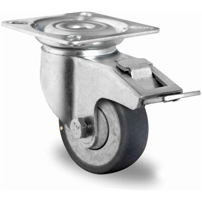 CASCOO Lenkrolle mit Totalfeststeller ø 50 mm Serie P2T2 (el. leitfähig) Kugellager (TAPA9C0050P2T2B42E) CASCOO Lenkrolle mit Totalfeststeller ø 50 mm Serie P2T2 (el. leitfähig) Kugellager (TAPA9C0050P2T2B42E)