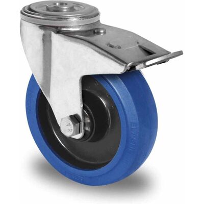 CASCOO Rückenlochlenkrolle mit Totalfeststeller ø 100 mm Serie R4E1 Kugellager (BPH35W0100R4E1B34) CASCOO Rückenlochlenkrolle mit Totalfeststeller ø 100 mm Serie R4E1 Kugellager (BPH35W0100R4E1B34)