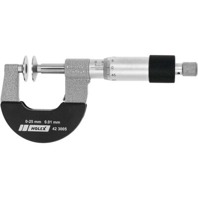 Holex Bügelmessschraube mit Tellermessflächen und nichtdrehender Spindel, Messbereich: 75-100 mm (423005 75-100) Holex Bügelmessschraube mit Tellermessflächen und nichtdrehender Spindel, Messbereich: 75-100 mm (423005 75-100)