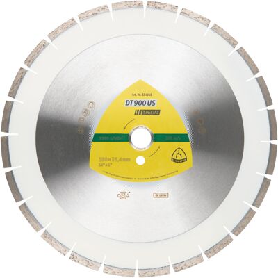 Klingspor DT 900 US Diamanttrennscheiben 450 x 3,6 x 25,4 mm 32 Segmente 40 x 3,6 x 10 mm Engverzahnt (334065) Klingspor DT 900 US Diamanttrennscheiben 450 x 3,6 x 25,4 mm 32 Segmente 40 x 3,6 x 10 mm Engverzahnt (334065)
