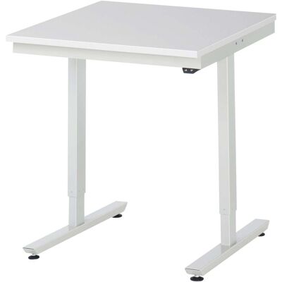 RAU Verstellbarer Arbeitstisch - Elektrisch, ESD Melamin, 150kg RAU Verstellbarer Arbeitstisch - Elektrisch, ESD Melamin, 150kg