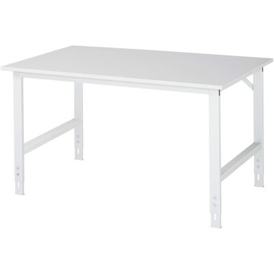 RAU Arbeitstisch mit ESD-Melaminplatte - 1500x1000mm - Hellgrau RAU Arbeitstisch mit ESD-Melaminplatte - 1500x1000mm - Hellgrau