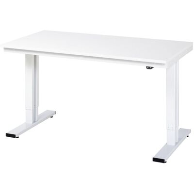 RAU Elektrischer höhenverstellbarer Arbeitstisch - 300kg - 1500x800 - Hellgrau RAU Elektrischer höhenverstellbarer Arbeitstisch - 300kg - 1500x800 - Hellgrau