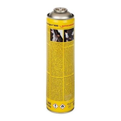 ROTHENBERGER Maxigas 400-Gaskartusche, 600Ml, Gewinde-Anschluss (035570-B) ROTHENBERGER Maxigas 400-Gaskartusche, 600Ml, Gewinde-Anschluss (035570-B)