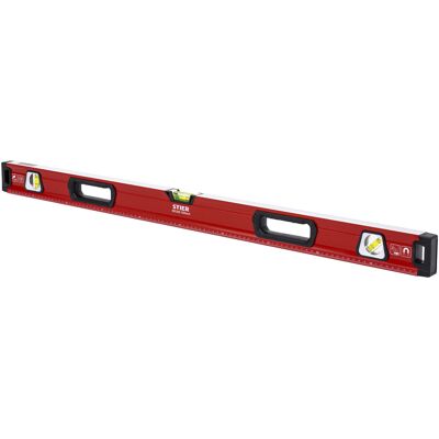 STIER Premium Wasserwaage mit Magnet und drei Libellen 1000 mm ±0,5 mm/m (905368) STIER Premium Wasserwaage mit Magnet und drei Libellen 1000 mm ±0,5 mm/m (905368)