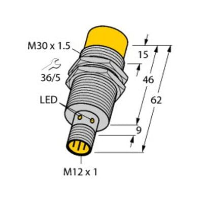 Turck Sensor induktiv NI20-M30-AP6X-H1141 (4670510) Turck Sensor induktiv NI20-M30-AP6X-H1141 (4670510)