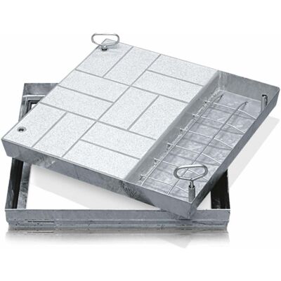 ZARGES Schachtabdeckung V2A 1000 x 1000 mm Außenmaß 1.120 x 1.120 mm (47070) ZARGES Schachtabdeckung V2A 1000 x 1000 mm Außenmaß 1.120 x 1.120 mm (47070)