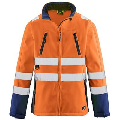 4 Protect JackePittsburgh, Softshell leuchtorange/navy, Gr. L ; BIG (3471/L) 4 Protect JackePittsburgh, Softshell leuchtorange/navy, Gr. L ; BIG (3471/L)