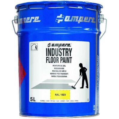 a.m.p.e.r.e Industrie Bodenfarbe - Gelb - 5L - Bodenfarbe a.m.p.e.r.e Industrie Bodenfarbe - Gelb - 5L - Bodenfarbe