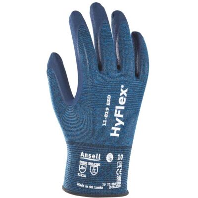 ANSELL Handschuh-Paar HyFlex 11-819 ESD, Handschuhgröße: 7 ; Ansell Health Care (11-819 7) ANSELL Handschuh-Paar HyFlex 11-819 ESD, Handschuhgröße: 7 ; Ansell Health Care (11-819 7)