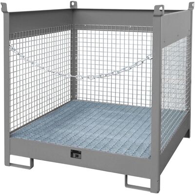 Bauer Südlohn Fass-Stapelpalette FSP-4 D, lackiert, Mausgrau (4442-08-0000-7005) Bauer Südlohn Fass-Stapelpalette FSP-4 D, lackiert, Mausgrau (4442-08-0000-7005)