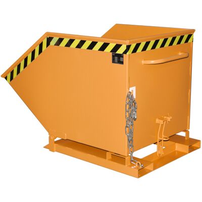 Eurokraft pro 0,6 m³ Klappbarer Abfallbehälter - Orange/Rot Eurokraft pro 0,6 m³ Klappbarer Abfallbehälter - Orange/Rot