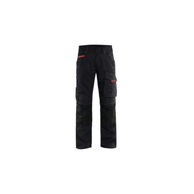 Blakläder Service Bundhose Service Plus, schwarz / rot, Konfektionsgröße 25 Grammatur 250 (149513309956D25) Blakläder Service Bundhose Service Plus, schwarz / rot, Konfektionsgröße 25 Grammatur 250 (149513309956D25)