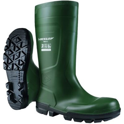 Dunlop Stiefel WORK-IT FullSafety Heritage Green PVC SR LO LG,S5,Gr.45 (NB2KL01.45) Dunlop Stiefel WORK-IT FullSafety Heritage Green PVC SR LO LG,S5,Gr.45 (NB2KL01.45)