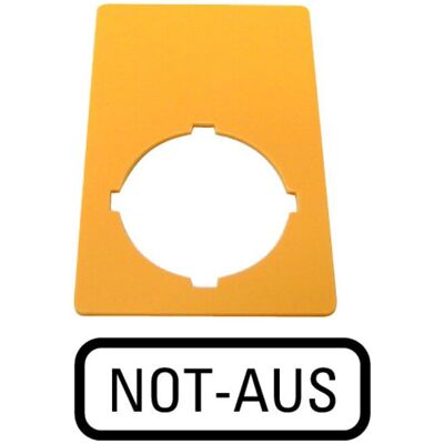 Eaton NOT-AUS-Schild NOT-AUS M22-XZK-D99 (216471) Eaton NOT-AUS-Schild NOT-AUS M22-XZK-D99 (216471)