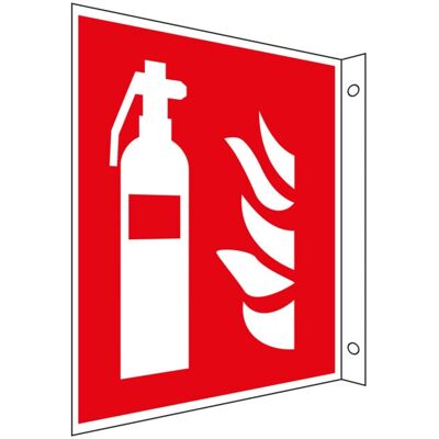 Eichner Brandschutz-Fahnenschild Feuerlöscher, Rot (9225-13625-015) Eichner Brandschutz-Fahnenschild Feuerlöscher, Rot (9225-13625-015)