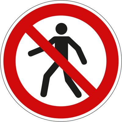 Eichner Verbotsschild Für Fußgänger verboten 31,5 cm Alu (9225-10094-031) Eichner Verbotsschild Für Fußgänger verboten 31,5 cm Alu (9225-10094-031)