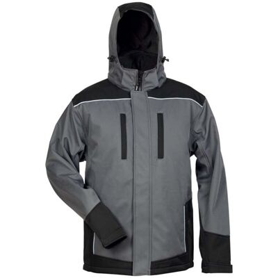 Elysee Softshelljacke Ajax, Gr. S, grau/schwarz Elysee Softshelljacke Ajax, Gr. S, grau/schwarz