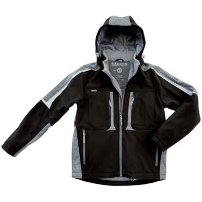 Excess Softshelljacke Proaktiv, Gr. 2XL, schwarz/grau (216-2-41-1-BLG-2XL) Excess Softshelljacke Proaktiv, Gr. 2XL, schwarz/grau (216-2-41-1-BLG-2XL)