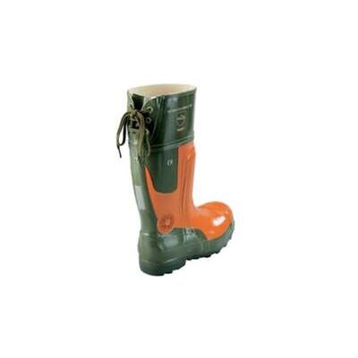 Forstsicherheitsstiefel Ulme Gr.44 oliv/orange Naturkautschuk ; Feldtmann (35510-44) Forstsicherheitsstiefel Ulme Gr.44 oliv/orange Naturkautschuk ; Feldtmann (35510-44)