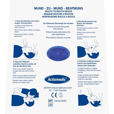 Gramm Medical Actiomedic® Beatmungsmaske (548.000.00000) Gramm Medical Actiomedic® Beatmungsmaske (548.000.00000)