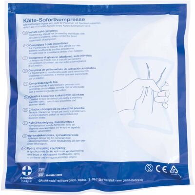 Gramm Medical Kälte-Sofortkompresse, selbstaktivierbar, 150 x 170 mm (324.999.10000) Gramm Medical Kälte-Sofortkompresse, selbstaktivierbar, 150 x 170 mm (324.999.10000)