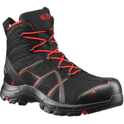 HAIX Stiefel BLACK EAGLE 40.1, MID, S3, schwarz-rot, Gr. 13,5 (49) (610018.13.5) HAIX Stiefel BLACK EAGLE 40.1, MID, S3, schwarz-rot, Gr. 13,5 (49) (610018.13.5)