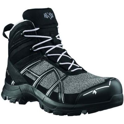 HAIX Stiefel BLACK EAGLE Pro, MID, S3, schwarz-silber, Gr. 4,5 (37) (610039.4.5) HAIX Stiefel BLACK EAGLE Pro, MID, S3, schwarz-silber, Gr. 4,5 (37) (610039.4.5)