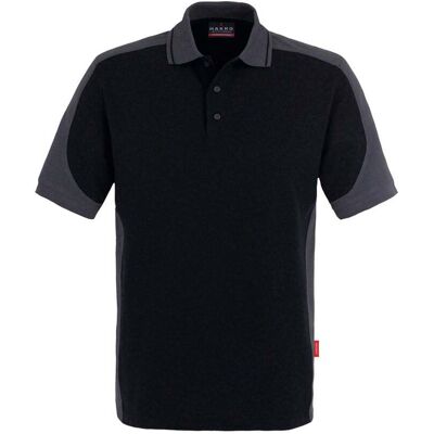 Hakro Polo-Shirt Contrast Performance, schwarz, Unisex-Größe: 3XL (839-005/3XL) Hakro Polo-Shirt Contrast Performance, schwarz, Unisex-Größe: 3XL (839-005/3XL)