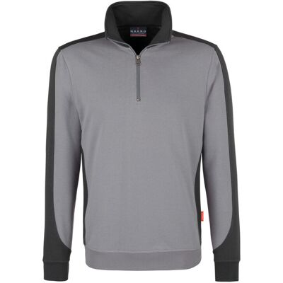 Hakro Zip-Sweatshirt Contrast Performance, titan, Unisex-Größe: 2XL (476-043/2XL) Hakro Zip-Sweatshirt Contrast Performance, titan, Unisex-Größe: 2XL (476-043/2XL)