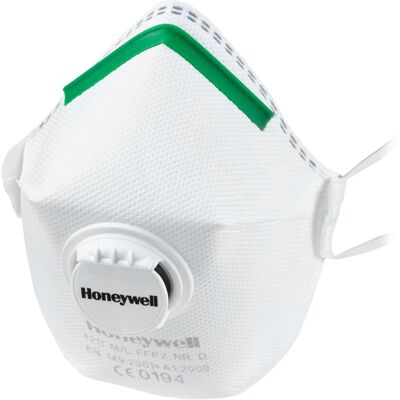 Honeywell Atemschutzmasken-Set, faltbar Serie 4000, Filter: P2V (1005614/4211) Honeywell Atemschutzmasken-Set, faltbar Serie 4000, Filter: P2V (1005614/4211)