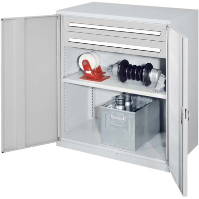 Kappes Schwerlastbeistellschrank Mod. 61 RAL 7035 Vollblechtüren mit Ausstattung (1471.01.1013) Kappes Schwerlastbeistellschrank Mod. 61 RAL 7035 Vollblechtüren mit Ausstattung (1471.01.1013)