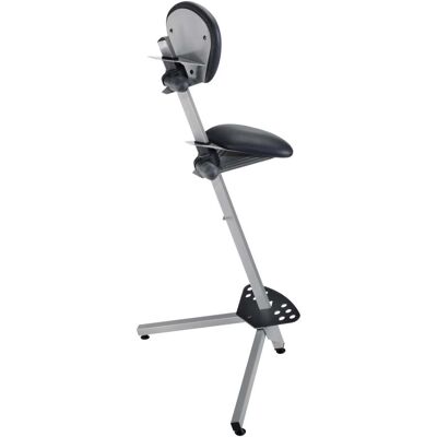 Kappes Stehhilfe ErgoPlus 3000 graualuminium Polster/Bezug Skai schwarz (8201.00.3020) Kappes Stehhilfe ErgoPlus 3000 graualuminium Polster/Bezug Skai schwarz (8201.00.3020)