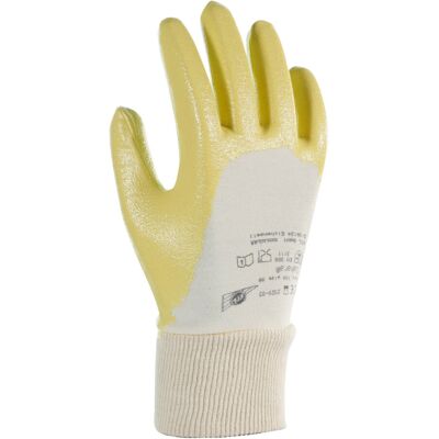 KCL Handschuhe Sahara 100 Gr.9 gelb Nitril L.250mm KCL m.Strickbund ; Honeywell (100/9) KCL Handschuhe Sahara 100 Gr.9 gelb Nitril L.250mm KCL m.Strickbund ; Honeywell (100/9)
