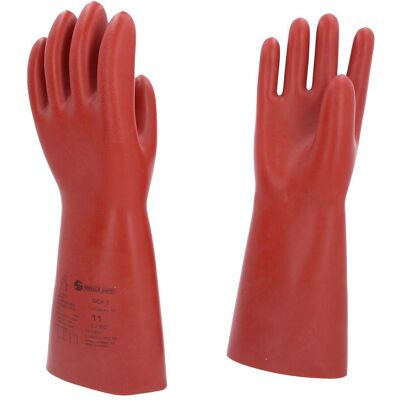 KS Tools Elektriker-Schutzhandschuh mit mechanischen und thermischen Schutz, Größe 11, Klasse 2, rot 11117.0011) KS Tools Elektriker-Schutzhandschuh mit mechanischen und thermischen Schutz, Größe 11, Klasse 2, rot 11117.0011)