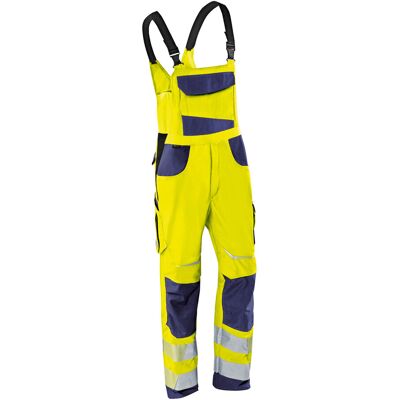 Kübler Latzhose REFLECTIQ PSA 2 warngelb/dunkelblau Form 3207 Größe 62 ; Kübler Workwear (3207 8340-3448-62) Kübler Latzhose REFLECTIQ PSA 2 warngelb/dunkelblau Form 3207 Größe 62 ; Kübler Workwear (3207 8340-3448-62)