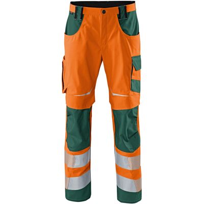 Kübler PSA Reflectiq Hose 2207 warnorange/moosgrün 114 ; Kübler Workwear (2207 8340-3765-114) Kübler PSA Reflectiq Hose 2207 warnorange/moosgrün 114 ; Kübler Workwear (2207 8340-3765-114)