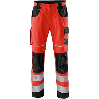 Kübler PSA Reflectiq Hose 2207 warnrot/schwarz 114 ; Kübler Workwear (2207 8341-5499-114) Kübler PSA Reflectiq Hose 2207 warnrot/schwarz 114 ; Kübler Workwear (2207 8341-5499-114)