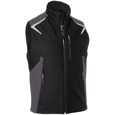 Kübler Softshell Weste BODYFORCE schwarz/anthrazit Form 7125 Größe L ; Kübler Workwear (7125 5375-9997-L) Kübler Softshell Weste BODYFORCE schwarz/anthrazit Form 7125 Größe L ; Kübler Workwear (7125 5375-9997-L)