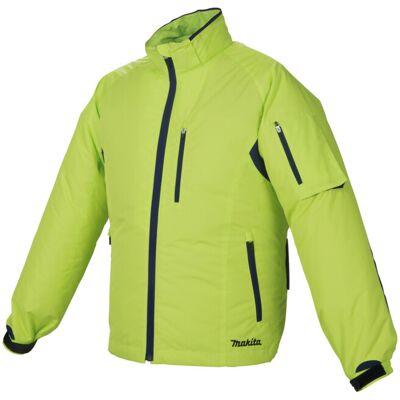 Makita Akku-Klimajacke, gelb Größe 2XL (DFJ212Z2XL)) Makita Akku-Klimajacke, gelb Größe 2XL (DFJ212Z2XL))