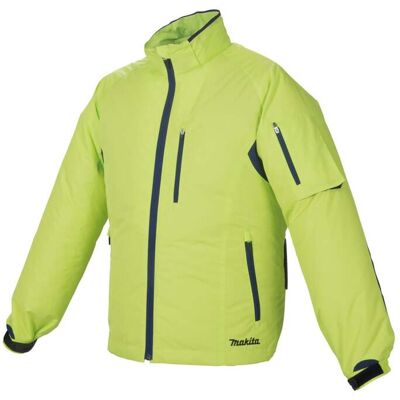 Makita Akku-Klimajacke, gelb Größe L (DFJ212ZL)) Makita Akku-Klimajacke, gelb Größe L (DFJ212ZL))