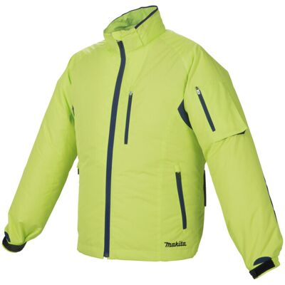 Makita Akku-Klimajacke, gelb Größe M (DFJ212ZM)) Makita Akku-Klimajacke, gelb Größe M (DFJ212ZM))