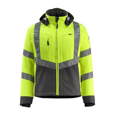 Mascot Blackpool Soft Shell Jacke Größe 4XL, hi-vis gelb/dunkelanthrazit (15502-246-1718-4XL) Mascot Blackpool Soft Shell Jacke Größe 4XL, hi-vis gelb/dunkelanthrazit (15502-246-1718-4XL)