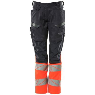 Mascot Hose Damen DIAMOND Knietaschen Stretch schwarzblau/hi-vis rot Größe 82C38 (19678-236-10222-82C38) Mascot Hose Damen DIAMOND Knietaschen Stretch schwarzblau/hi-vis rot Größe 82C38 (19678-236-10222-82C38)