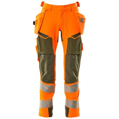Mascot Hose ULTIMATE STRETCH 82C66 hi-vis orange/moosgrün (19031-711-1433-82C66) Mascot Hose ULTIMATE STRETCH 82C66 hi-vis orange/moosgrün (19031-711-1433-82C66)