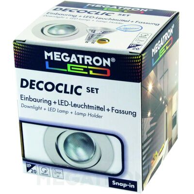 Megatron MT75401 LED Einbauleuchte - 2800K, Dimmbar, Weiß Megatron MT75401 LED Einbauleuchte - 2800K, Dimmbar, Weiß