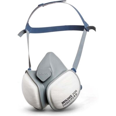 Moldex Halbmaske FFABEK1P3 R D, organische Gase, anorganische Gase, Saure Gase, Ammoniak und Partikel, Zoll CompactMask Zoll (5430) Moldex Halbmaske FFABEK1P3 R D, organische Gase, anorganische Gase, Saure Gase, Ammoniak und Partikel, Zoll CompactMask Zoll (5430)